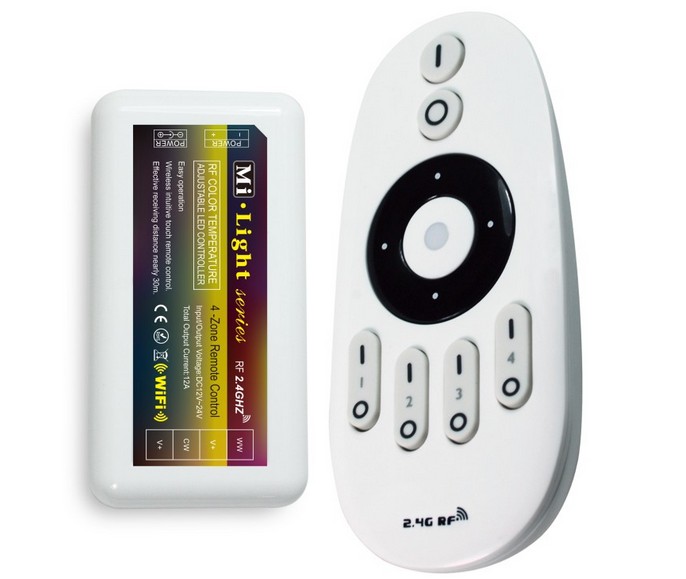 2.4GHz 4-Zone Dual White Controller